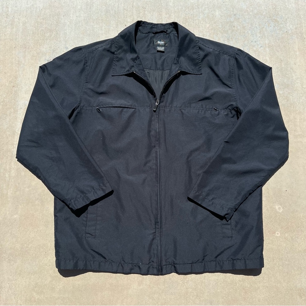 Men's Y2k Mossimo Black Super Thin Work Jacket
